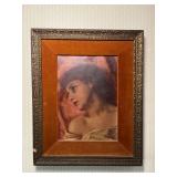 Antique Original Portrait Painting with Dupuy Family Inscription