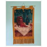 Folk‑Style Textile Wall Art, Still Life Scene