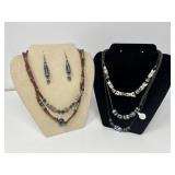 Peruvian Folk Jewelry – Necklaces and Earrings with Llama & Birds