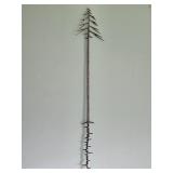 Hand‑Forged Metal Tree Sculpture with Tiered Branch Form