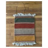 Handwoven Kilim Rug – Multi‑Color Striped Sample
