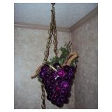 MCM Lucite Grapes Hanging Lamp
