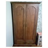 Amish-made Wardrobe Cabinet
