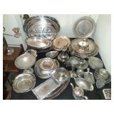 Lots of Silverplate and Pewter