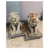 Cast Iron Lions
