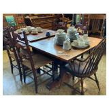 Handmade farm table