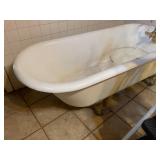 Cast iron claw foot tub