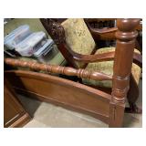 Full walnut bed