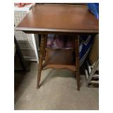 Walnut side table