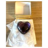 baccarat signed Heart 