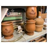 Natural wood cavings