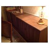 Stereo unit with wood Cab speakers
