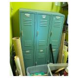 12 lockers sets of 3 up and 3 down 6 sets available 