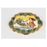 Sterling Silver Enameled 