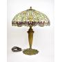Duffner & Kimberly Company Stained Glass Lamp