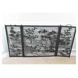 Trifold Fireplace Screen