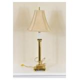 Brass table lamp