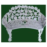 ATLANTIC STOVE WORKS CAST IRON BENCH