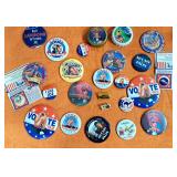 PINS BUTTONS LOT