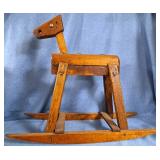 ANTIQUE ROCKING HORSE