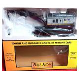 RAIL KIN O GAUGE TRAIN BACK HOE CRANE CAR