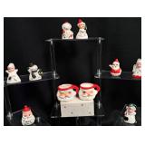 JAPAN FIGURINES & 2 MINI SANTA MUGS