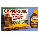 COPPERTONE SUNTAN LOTION DISPLAY
