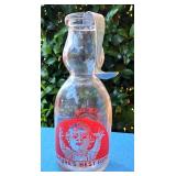 MILK BOTTLE W CREAM LADLE