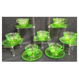 VASELINE GEORGIAN DEPRESSION GLASS