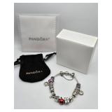 Pandora Sterling Silver Bracelet Full Of Charms (LIKE NEW!) Pandora Sterling Silver Bracelet Full Of Charms (LIKE NEW!)