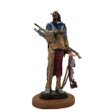 Marie Barbera "Color Of Cold War" Large Native American Bronze Sculpture