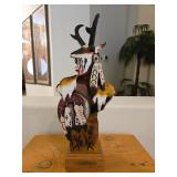 Russell D. Jorgensen "Keeper of the Coup" Signed Sculpture