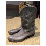 Ostrich Skin Cowboy Boots
