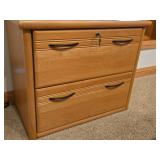 Oak File Cabinet