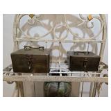 Ornate Solid Brass Boxes