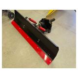 LIKE NEW Hydraulic Up Down Manual Side By Side Heavy Duty Snow Plow 