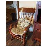 wooden rocker