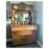 Oak Antique sideboard buffet