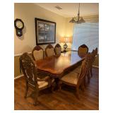 Dining table and chairs 