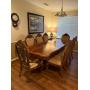 Dining table and chairs 