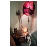 Large Victorian corset lamp