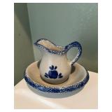 Mini pitcher and bowl set 