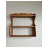 Wood shelf