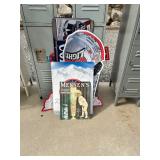 Metal collector signs 