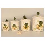 Sears Neil the Frog Canisters