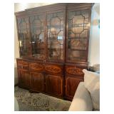 China Cabinet with Drop Down Desk