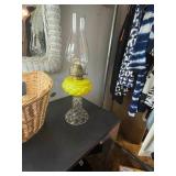 Blown Glass Oil Lamp