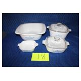 Cornflower Corning Ware