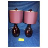 Cranberry Red Lamps