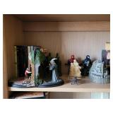 Assorted collectibles and figurines